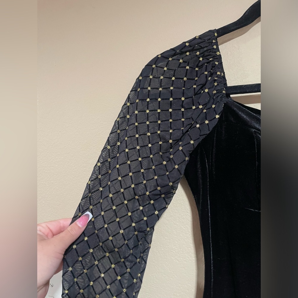 A beautiful  Lily Rose black dress ,I only wore once for wedding - Picture 5 of 6